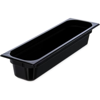 Carlisle kantine for varme sort 2/4 GN 100 mm