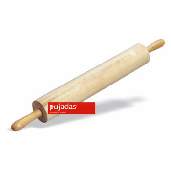 Kjevle i tre Ø7,5 x 45,5 inkl håndtak: 67,5 cm