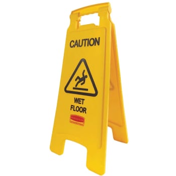 Varsel skilt "Wet Floor"
