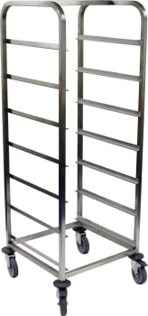 Nicro kurv vogn 1060/65 7 stk 50x50 oppvask 560x550x1600mm