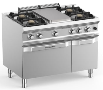 MBM Domina Pro 700 Komfyr m/ gassovn 4 bluss og plate