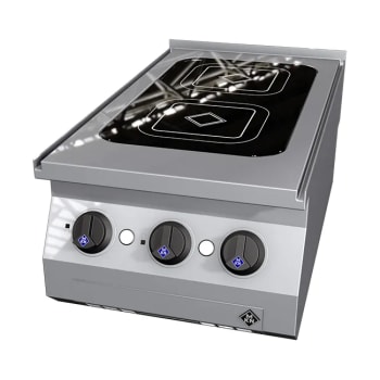 MKN Counter SL Induction 2 koketopp m/ 2 soner 7kW 400V