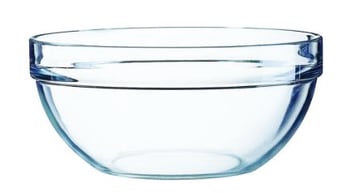 Stablebolle i glass 26 cm 3,4L