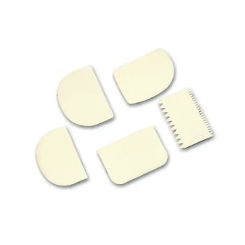 Deigskrape i plast sett 5 stk