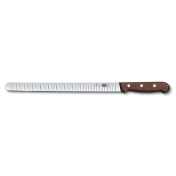 Victorinox 5412030 laksekniv rund tupp med treskaft 30 cm