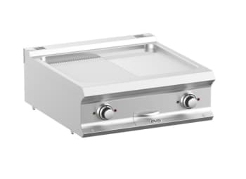 MBM Domina Pro 700 FTBE77TLRC el. flatgrilltopp rillet/glatt