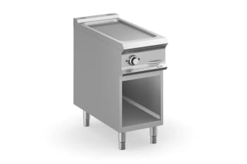 MBM Domina Pro 900 Flatgrill rillet plate, åpen stand