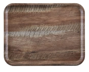 Cambro serveringsbrett Madeira 33x43 cm Mørk eik