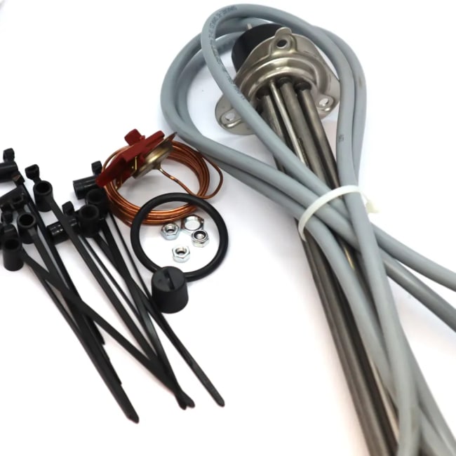 ELEMENT 440V 9KW F/GD600 GO TECH KOMPL. M/VERN OG O-RING