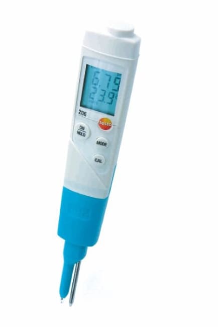 Testo 206 PH2 instrument (halvfaste materialer)