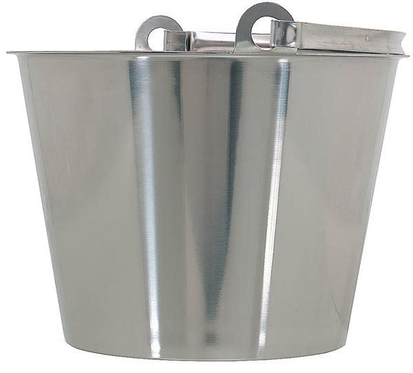 Bøtte uten bunnring 15L rustfri