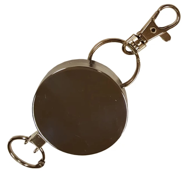 Snelle m/klips, krok og ring for Idkort/Nøkkel/kniv, 120cm w