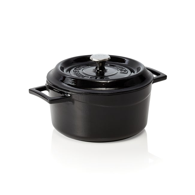 Lava støpejernsgryte Ø20 cm sort