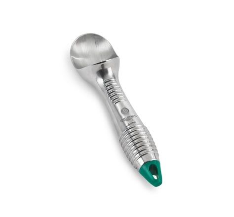 Isskje med olje aluminium str 16 grønn