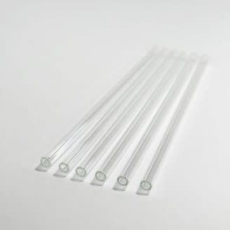 Sugerør i glass 20 cm pk med 50 stk