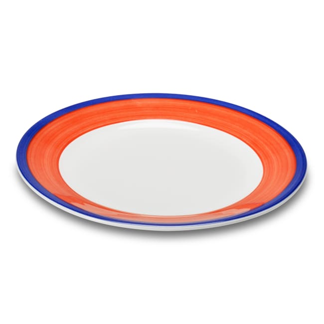 Figgjo 1363HHCAØ Capri rød/blå tallerken Ø21 cm H2,1 cm