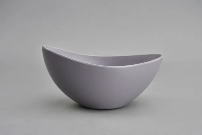 Norma Swing melamin bolle oval 1/4GN Blågrå