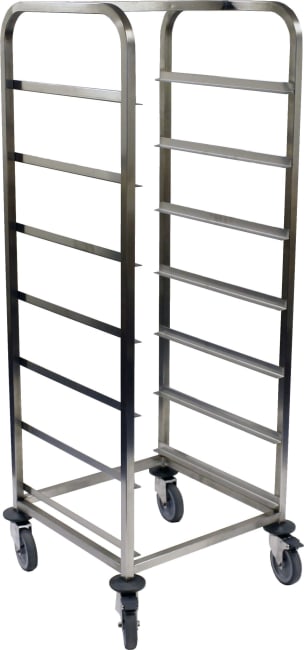 Nicro kurv vogn 1060/65 7 stk 50x50 oppvask 560x550x1600mm
