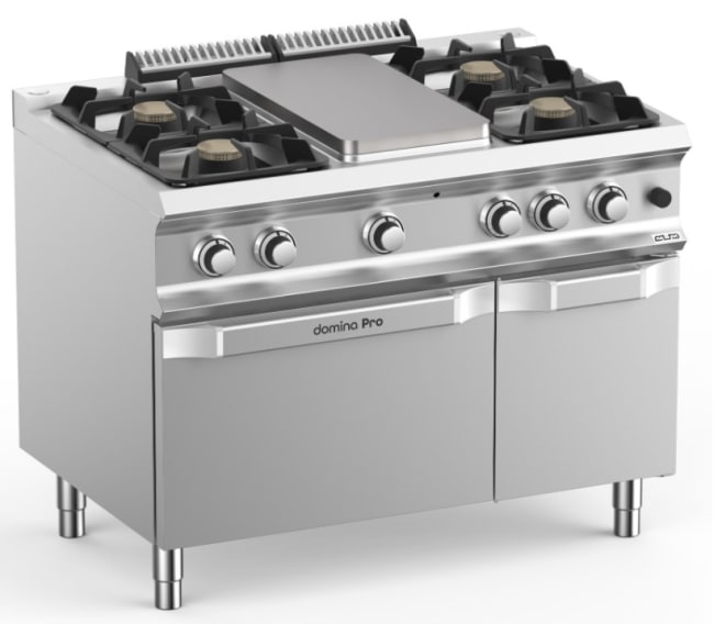 MBM Domina Pro 700 Komfyr m/ gassovn 4 bluss og plate