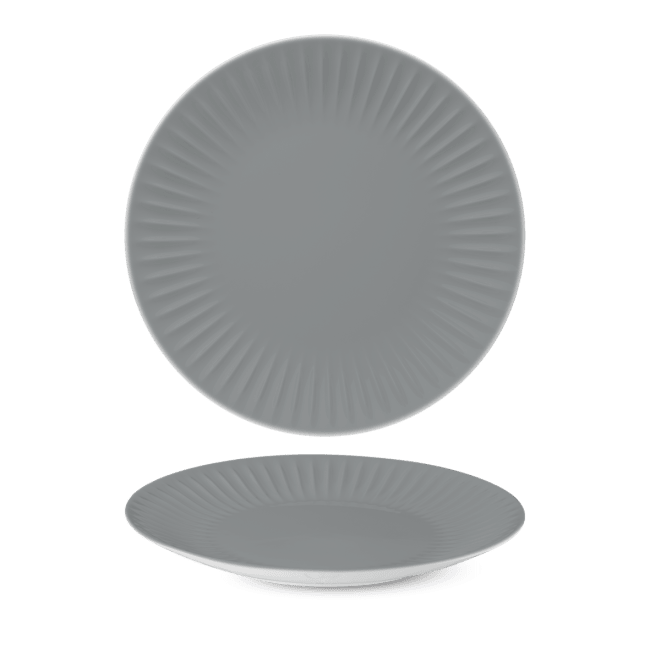 Benedikt Ribby Gravel Gray tallerken Ø27 cm