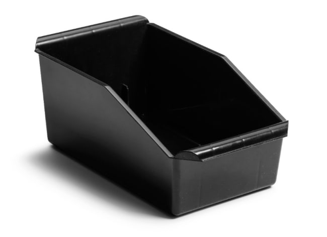 Bestikkbakke sort 300x167x130 mm