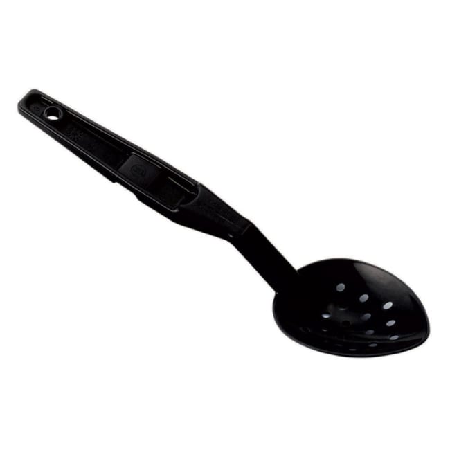 Salatskje P-015 perforert sort 28 cm