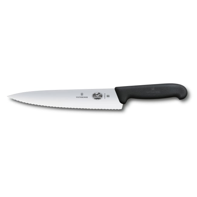 Victorinox 5203325 kokkekniv bølget fibrox/plast 25 cm