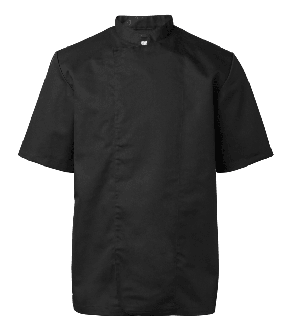 Segers kokkejakke herre 1605-201 sort kortermet