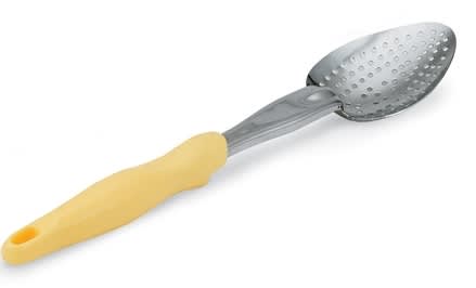 Vollrath serveringsskje gul perforert 35 cm