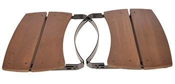 Big Green Egg sidebord i tre f/XLarge EGG (sett m/2stk)