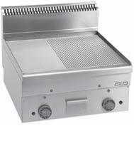 MBM Minima GFT66LRC gass flatgrilltopp m/1/2 glatt+ /2 rille