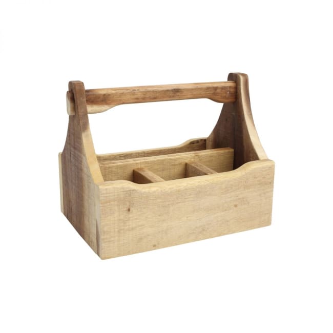 Bordcaddy med fire rom i tre 29 x 18 x 22 cm