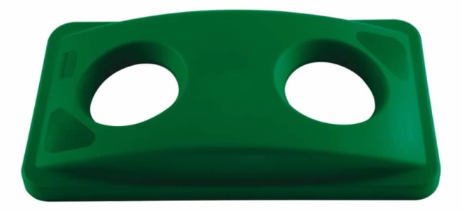 Rubbermaid 2692 Slim Jim grønt lokk m/flaskeåpning