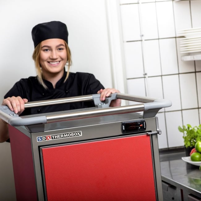 SDX THERMOBOX EE180 8+4 GN1/1 160mm hjul Engrepshåndtak - slideshow 2