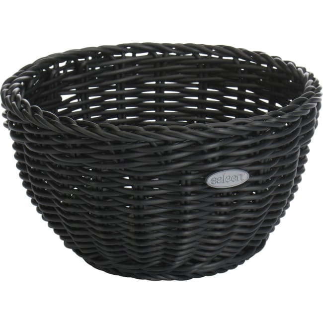 Brødkurv 16x8 cm sort