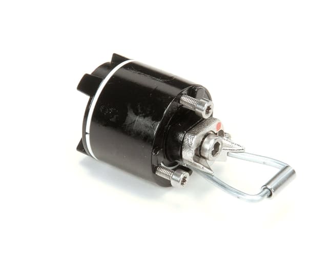 Door lock with spring U-bolt