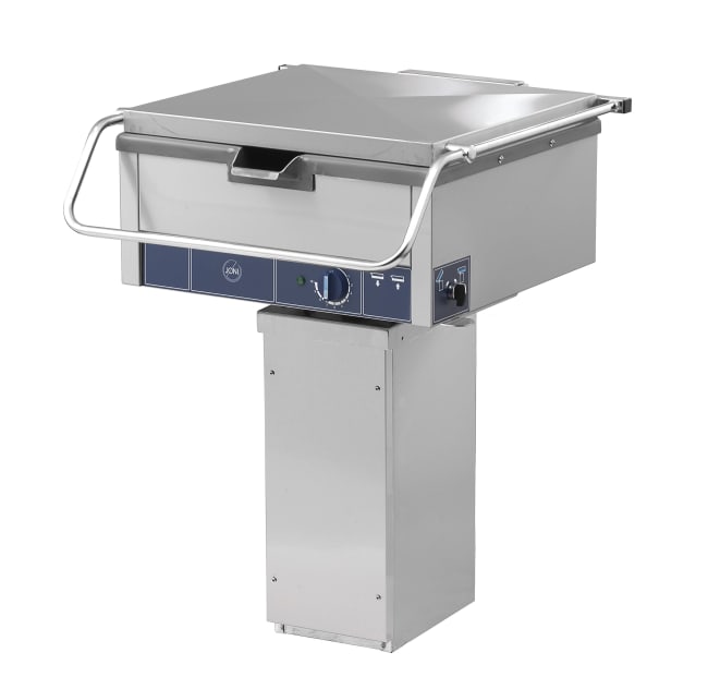 Jøni stekepanne J-225 høy effekt 65mm fast på søyle hengslet