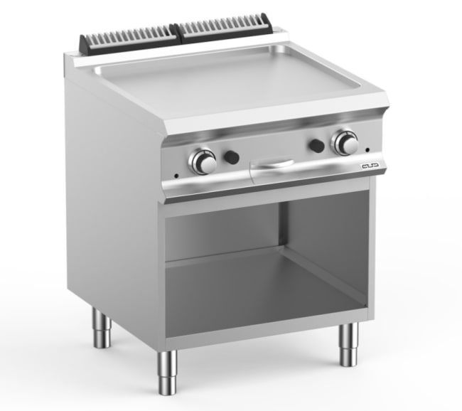 MBM Domina Pro 700 FTBG77AL flatgrill gass 1 glatt plate