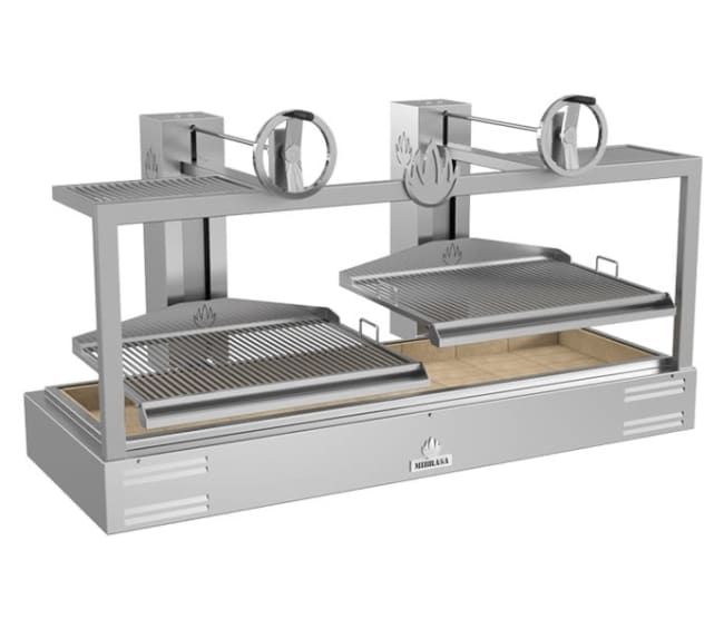 Mibrasa Parrilla GMB 200 åpen grill dim: 2077x900x1155mm