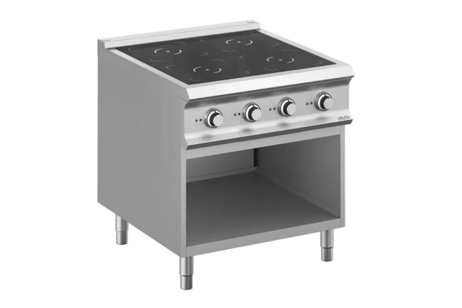 MBM Domina Pro 900 Kokebord 4 induksjonsplater på åpen stand