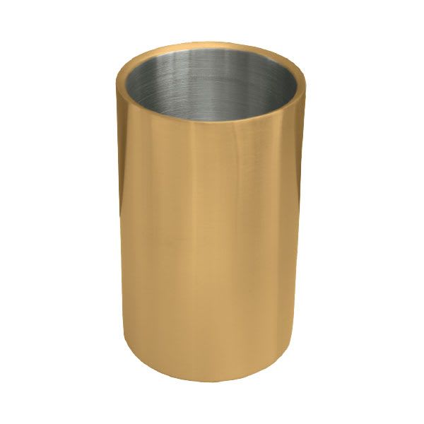 Vinkjøler gullfarget 12x22cm