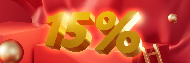 15% Cashback