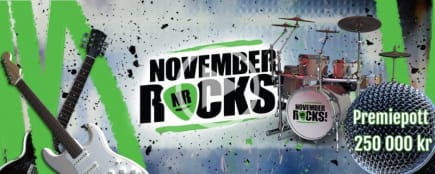 November rocker nå på de fleste av våre bra casinosider