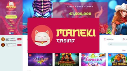 Maneki norsk casino - solid velkomstbonus fulgt av et innholdsrikt bonusprogram