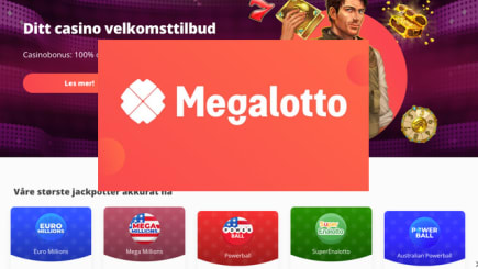 Velg mellom tre velkomstbonuser hos nye Megalotto casino