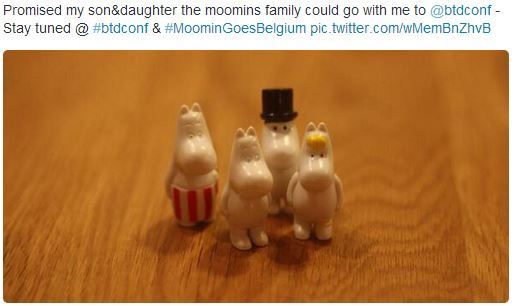 The Moomins goes Belgium