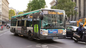Paris public bus