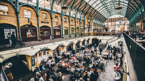 Interni del mercato di Covent Garden