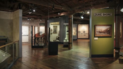 Museum of London Docklands exhibition room