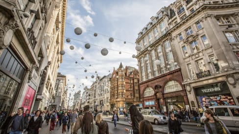 Regent Street in London